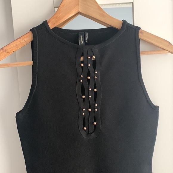 Marciano Black Top with beaded details - Picture 4 of 6